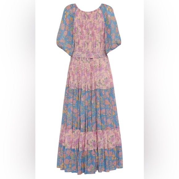 Spell & The Gypsy Collective Juniper Tiered Gown in Lilac - Picture 5 of 11